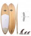 Phenix Natural - Tabla Stand Up Paddle Surf Redwoodpaddle madera natural paulownia calavera skull