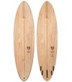 Tabla de surf en madera natural Peppermint Surfboards Peppermint Easy Short 7'0" Timber