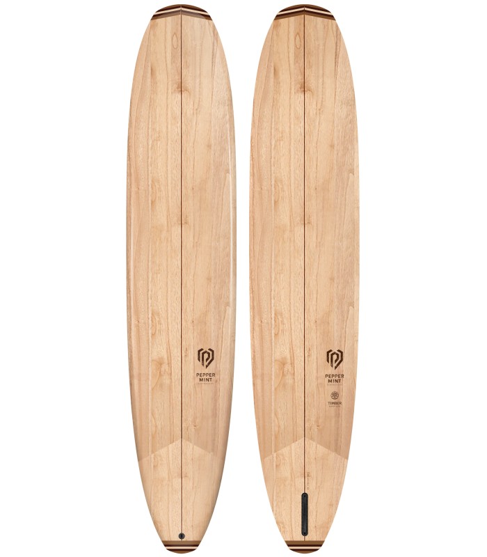 Tabla surf longboard peppermint Superglide 9'5 Timber - longboard surf madera natural