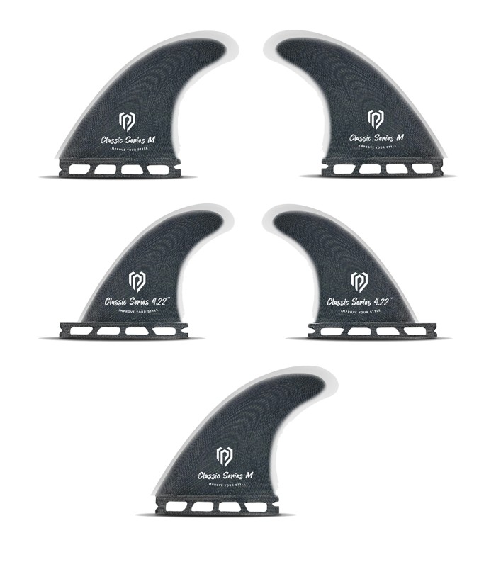 Set 5 quillas surf fibra vidrio Futures Fins peppermint surfboards