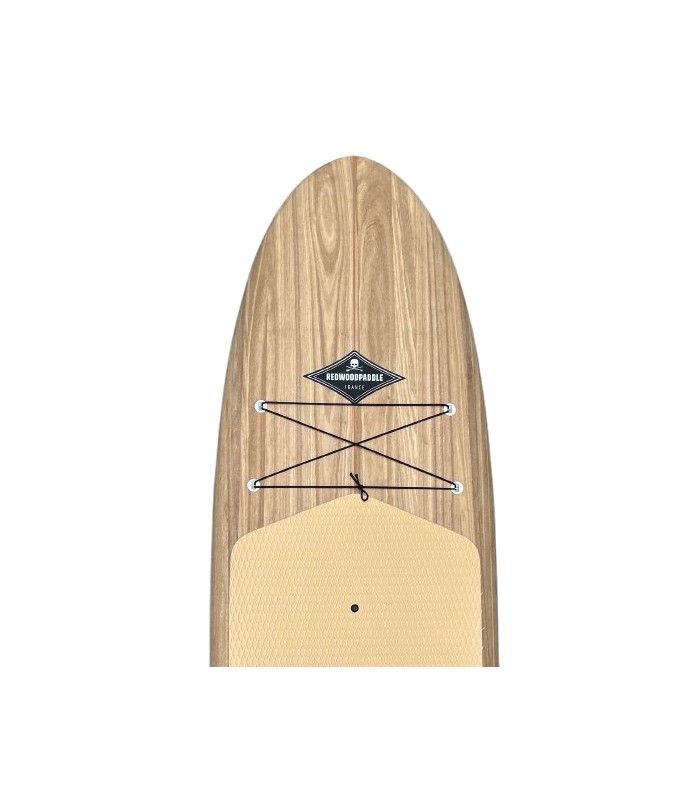 Tabla Sup rigida madera natural con elastico en la punta